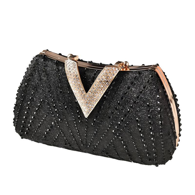 2026 New Dinner Diamond Enlaid Banquet Dress Bag Hot Diamond Luxury Party Bag Fashion Clutch Bag