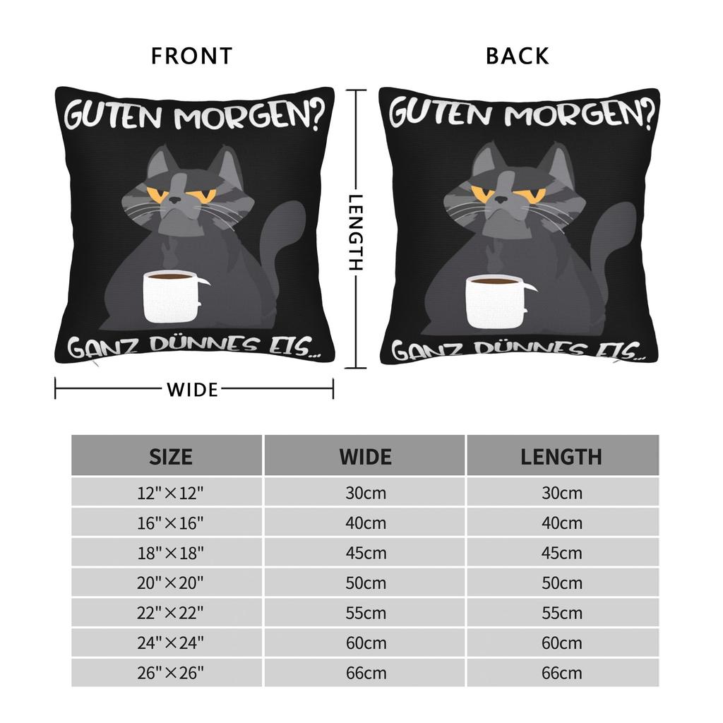 Guten Morgen Ganz Dünnes Eis Pillow Cover Product Soft Cushion Cover Gift Pillow Case Cover Home Multiple Sizes