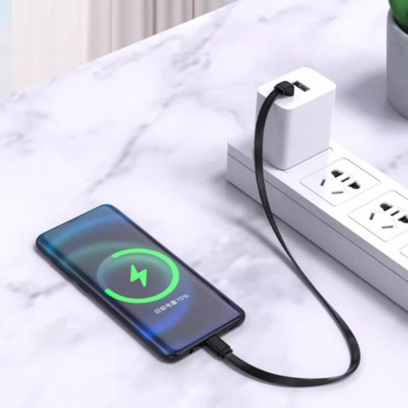 Short 66W USB C to USB C Fast Charging Cable With 90 Degree Bend Option for Mobile Devices and Gaming Consoles