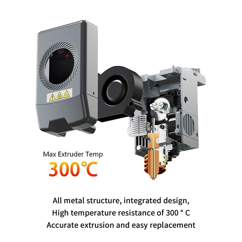 For Flashforge Ad5X Nozzle Upgrade Detachable 0.25 0.4 0.6 0.8Mm For Flashforge Ad5X Hotend Extruder Quick Release Heater Block