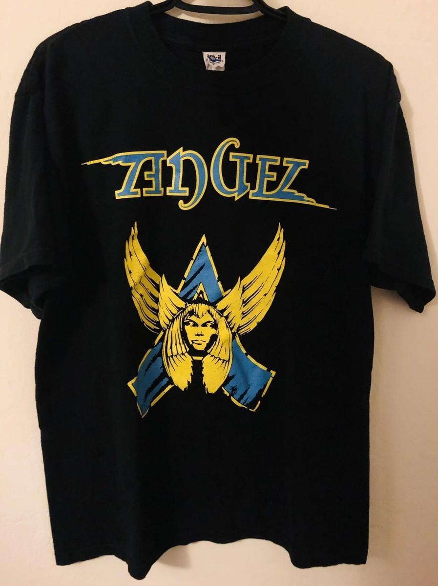 ANGEL Band T-Shirt Rock 70s 80s Size Cotton XL