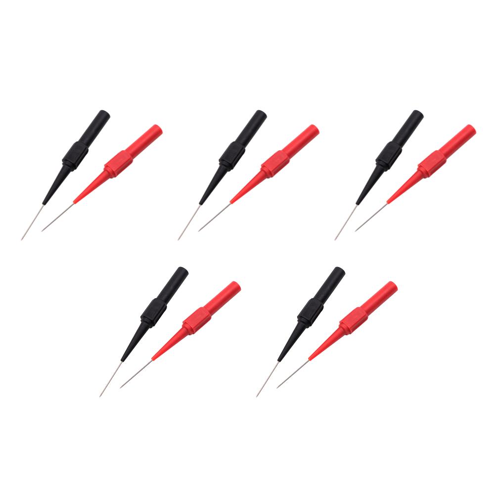 2-10Pcs Diagnostic Tools Multimeter Test Lead Extention Back Piercing Needle Tip Probes Autotools Automotive Kit Machine 0.7MM