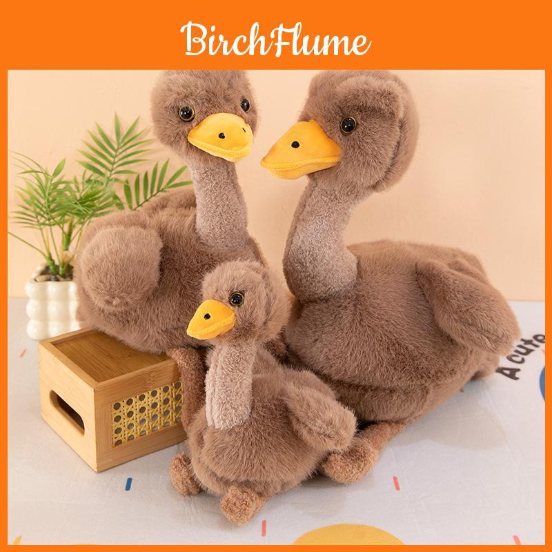 Peluche Struzzo Giocattolo Animale Morbido Regalo Confortante Per Bambini