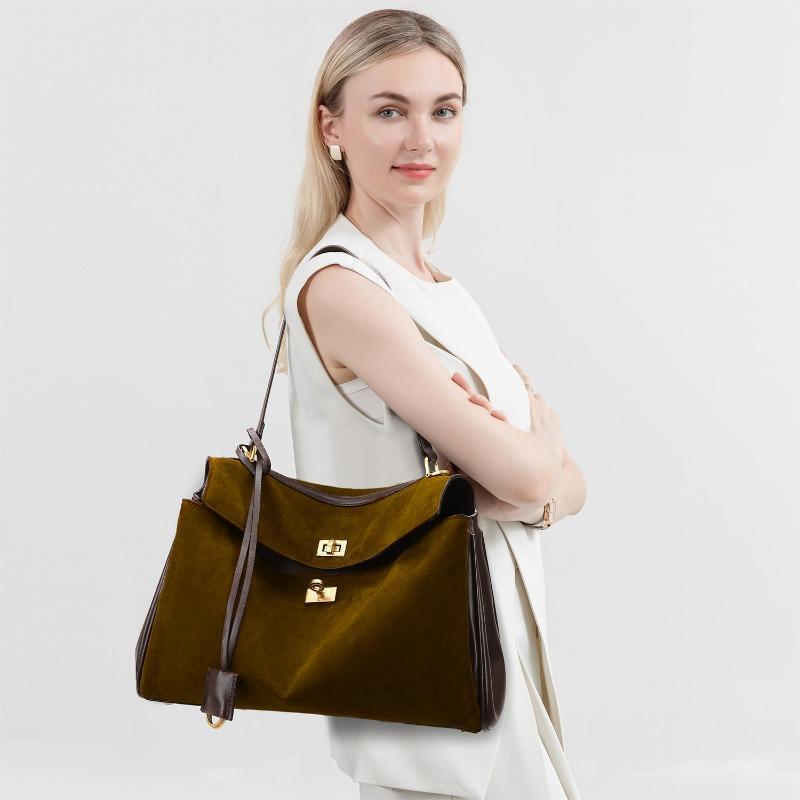 Tote Bag Women's Bag Premium Matte Leather Bag New Trend Rodeo Bag Fashionable Large Capacity Shoulder Bag