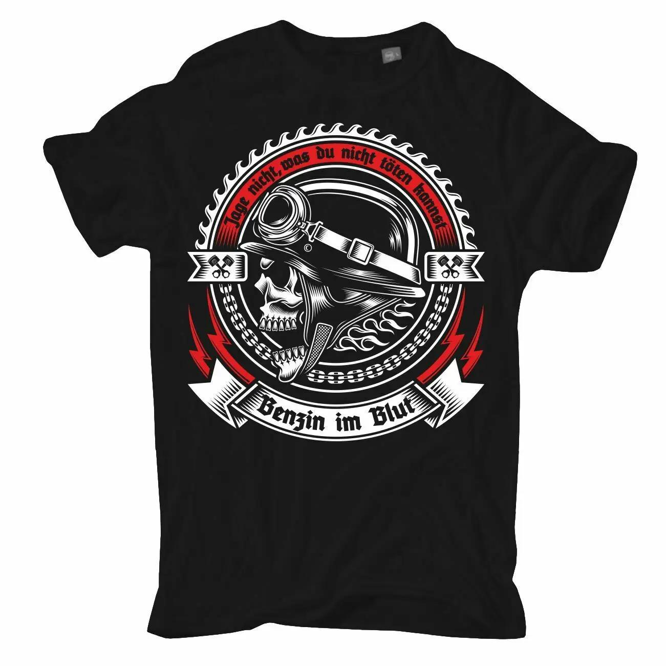 

Petrol In Blood. Oldschool Motorcycle Biker Riding Motorcyclist Gift T Shirt. New 100% Cotton O-Neck Casual T-shirt Streetwea... S разноцветный