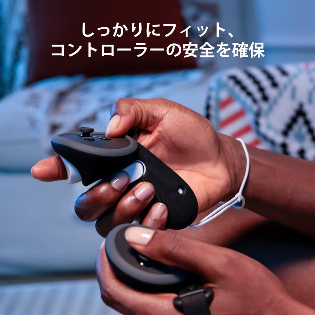 KIWI design G4 Pro Controller Grip for Meta Quest an Official Meta Silicone Controller Cover for Easy Drop and Meta 3/3S, Co-Brand Partner.