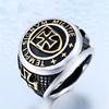 Retro Trendy Cross Men's Domineering Letter Ring