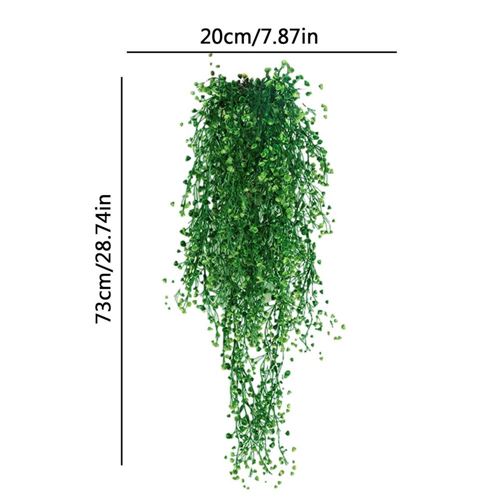 73/110cm Artificial Plant Rattan Golden Bell Willow Shooting Wedding Home Bar Wall Hanging Decoration Flower Plastic Flower