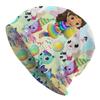 Gabbys Dollhouses Cartoon Cap Cute Animals Vintage Unisex Women Street Skullies Beanies Hat Spring Warm Dualuse Bonnet Hats