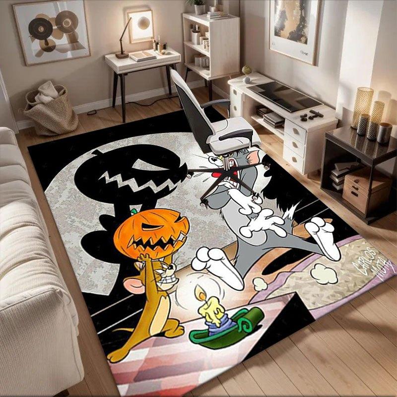 

Tom & Jerry Halloween Poster PrintOffice Mat Home Decor Gift For Halloween & Christmas LD12 60cm by 90cm