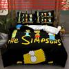 Pattern Simpsons The Digital Print Duvet Cover Pillowcase Set Bedding Bedroom
