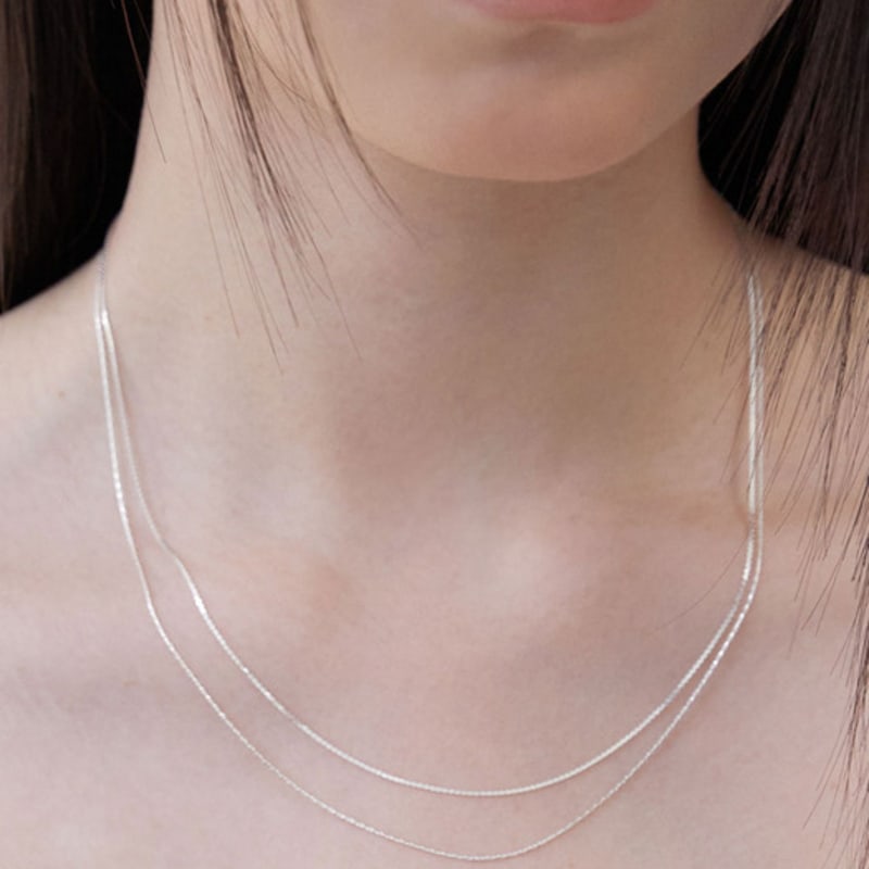 Byweekend Glow Necklace_silver