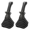 2 Stück 3-Knopf Bagger Joystick Griffe mit Staubschutzmanschette Ersatz für Doosan DH DX150 215 225 300 370-9C