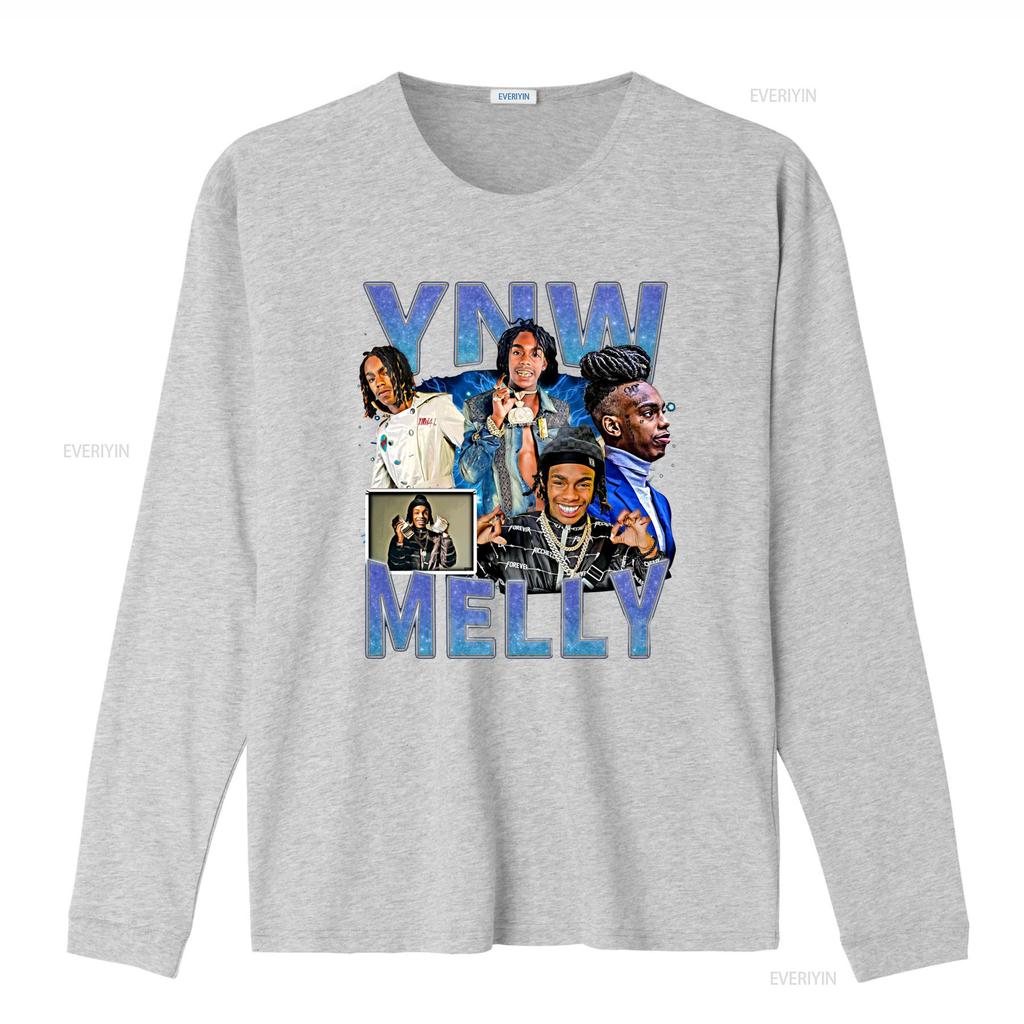 Vintage s Hip Hop Streetwear YNW Melly Rapper Print Casual T Shirt vintage Washed Slightly Unisex Top For Everyday Wear