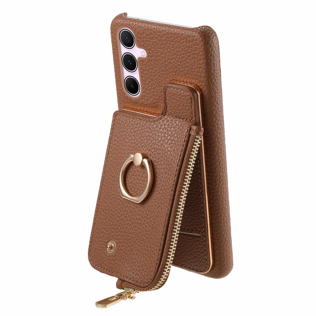 Y3 for Samsung Galaxy A55 5G Case RFID Blocking Phone Wallet Cover Supports Magnetic Car Holder