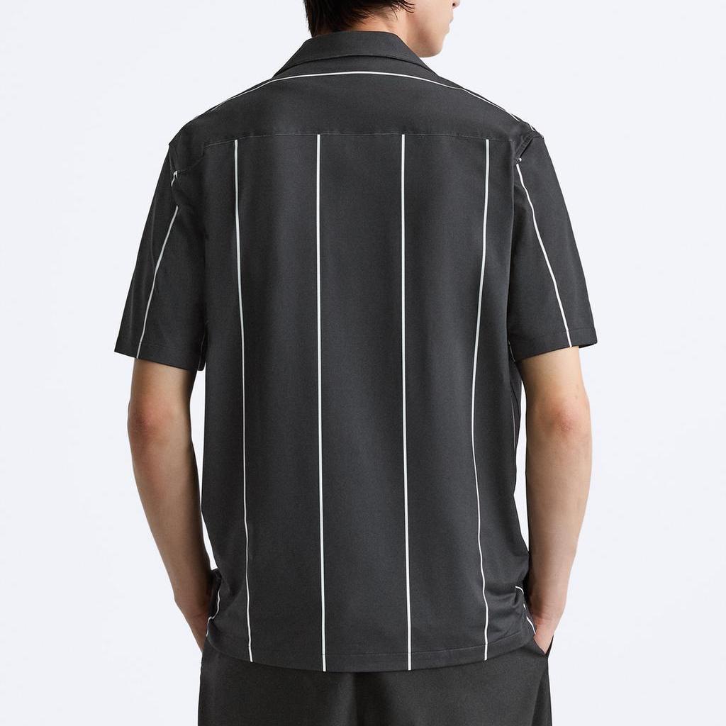 Zara American Vintage Stretch Short Sleeve Shirt Men Shirts 7545146-104