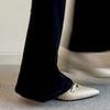 Retro High-heel Commuting Shoes for Women - Pointed Toe, Elegant Style, Single Shoe