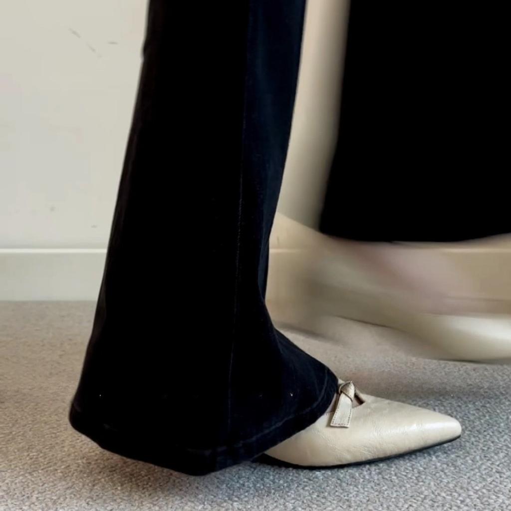 Retro High-heel Commuting Shoes for Women - Pointed Toe, Elegant Style, Single Shoe