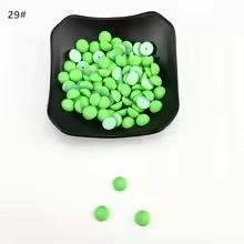 6-12mm Semi Circular Acrylic Flatback Plastic Beads Matte Multi-color Customizable Color Clothing Accessories Beads