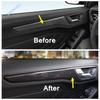 Car Head Lights Switch Button / A Pillar / Steering Wheel Cover Trim Carbon Fiber ABS Accessories For Ford Focus MK4  -