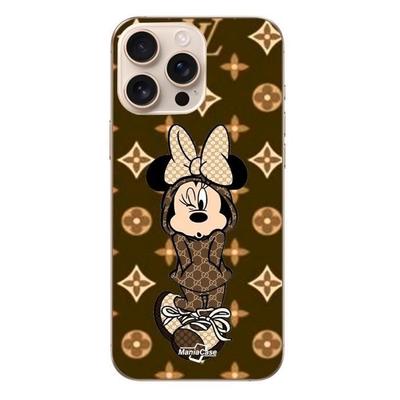 Case - Maniacase - Iphone 16 Pro - Minnie DISNEY LV - Brown - Rigid