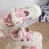 Cute Big Head Pink Bread Shoes Milk Fufu Platform Puff Shoes New Board Shoes Versatile Student White Shoes
