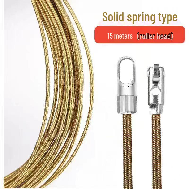 Electrician's Universal Wire Puller: Solid Spring Threading Tool for Through-Wall Wire Installation.