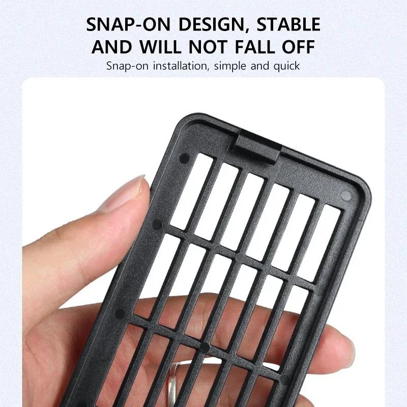 Under Seat Air Outlet Cover For Tesla Model Y Juniper 2025 ABS Prevent Vent Blockage Cover Anti-Kick Air Vent Protective Shield