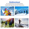 1 Pair Leg Gaiters Multifunctional Waterproof Prevent Slip Durable Adjustable Snow Boot Gaiters for Outdoor Hiking Black L