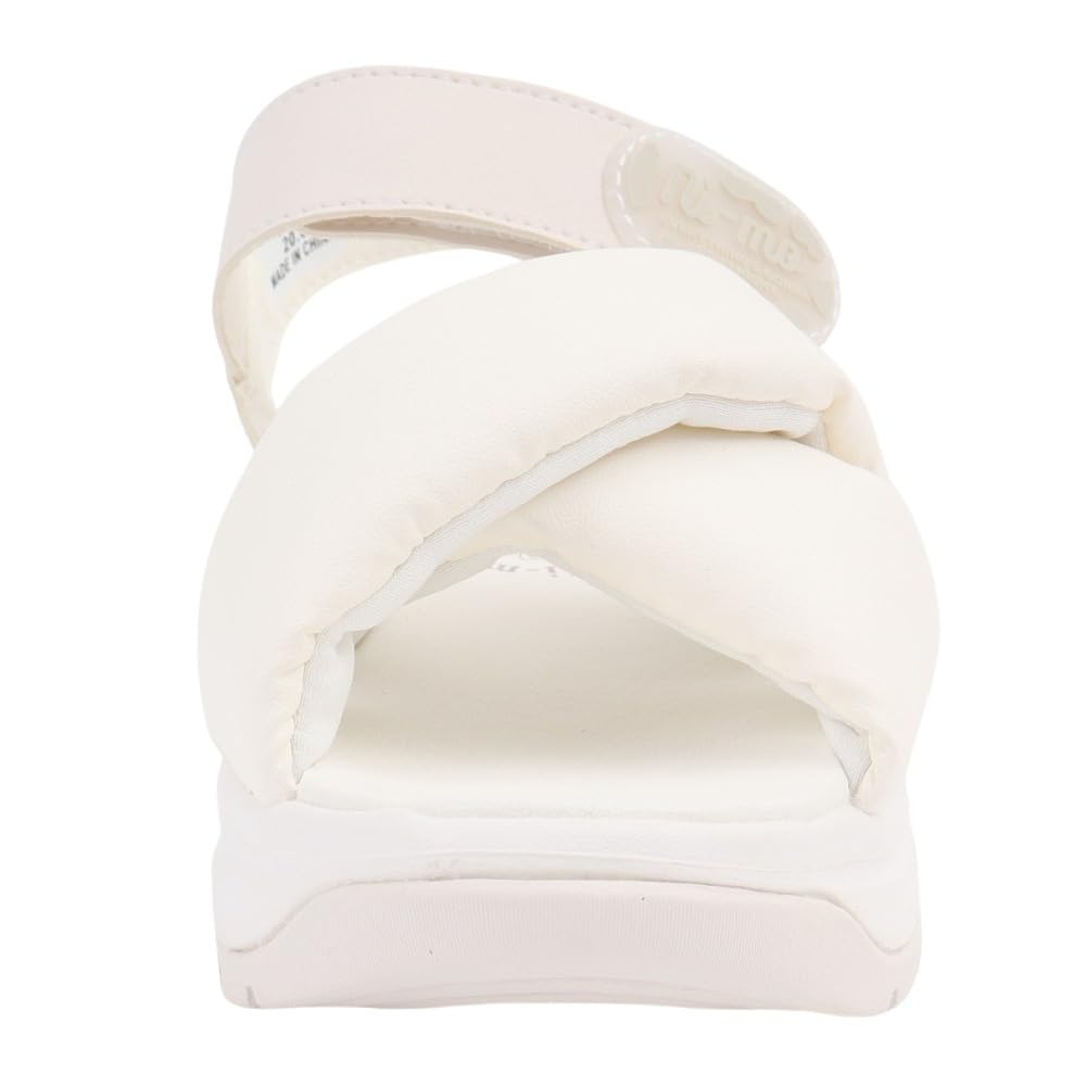 Moonstar NM J132 2E Girls' Sandals, Off-White, 19.0 Cm,