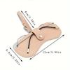 Soft Leather Sunglasses Bag- Leather Glasses Case Holder Portable Slim Sunglasses Pouch Eyeglass Case