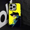 C-Cyberpunk Cool E-Edgerunners Handyhülle Für iPhone 16,15,14,13,12,11,8,7,Pro,Max,Plus,Mini,XS,SE Anti-Fall Schwarz Matt Hart