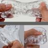 Male Masturbator Transparent Jelly Artificial Vaginal Real Pussy for Men Penis Exerciser Cock Enlarger Suck Sex Toys Erotic