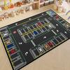 Cartoon Car Traffic Children's Carpet Play Room Crawling Mat Home Decoration Living Room and Bedroom Floor Mat Gift