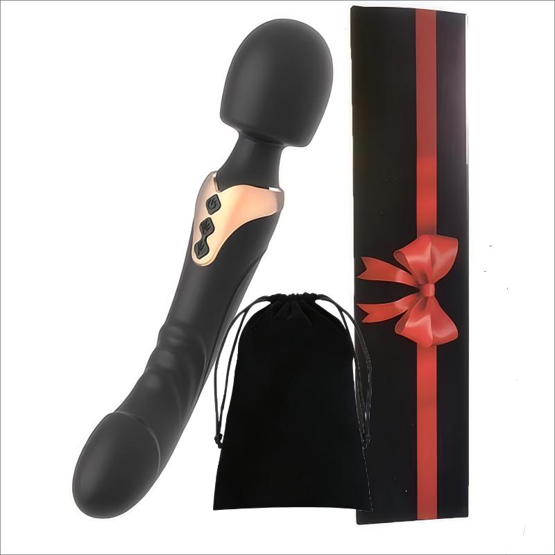 Powerful Magic Wand Vibrator for Women USB Rechargeable 2 Motors Vagina Massager G-Spot Clitoris Stimulator Sex Toys Adult Goods
