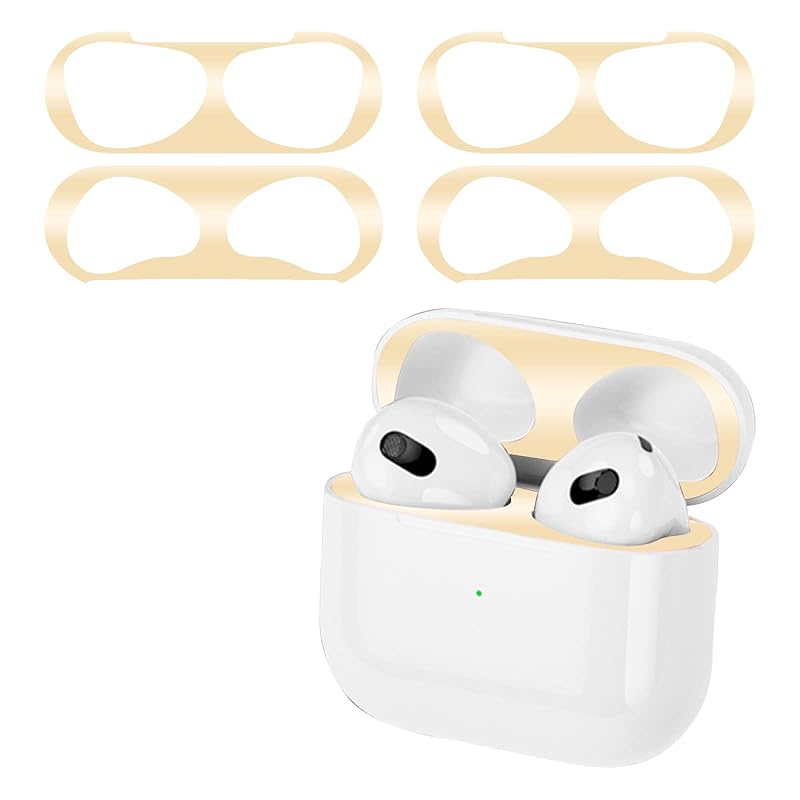 

CABOBE for AirPods 3 for dust guard [2 sets 0.02mm Ultra thin] air pods for 3 guard cover third generation Guard cover failure prevention adsorption