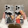 Anime Luffys Zoros AntiFall Clear Phone Case For Xiaomi Redmi 14C 13C 12C K50 K40 Note 14 13 12 11 10 9S A1 A2 A5 Pro Plus 4G 5G