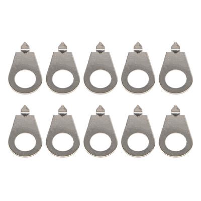 Yootones 10pcs Guitar Knob Pointer Knob Position Indicators for Gibson Les Paul Nickel Guitar Bass Plates, (Silver)