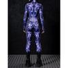 3D Digital Printing Stage Performance Costumes Adults Halloween Events Carnival Theme Party Cosplay Outfit Pretend Game Jumpsuit