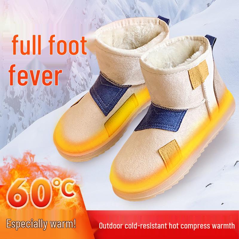 

Women s Rechargeable Electric Heated Shoes with Temperature Control 39 чёрный