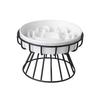 Elevated Ceramic Slow Feeder Bowl for Dogs Cats, Anti-Choking Maze Bowl with Iron Stand, Non-Slip Pet Food Bowl