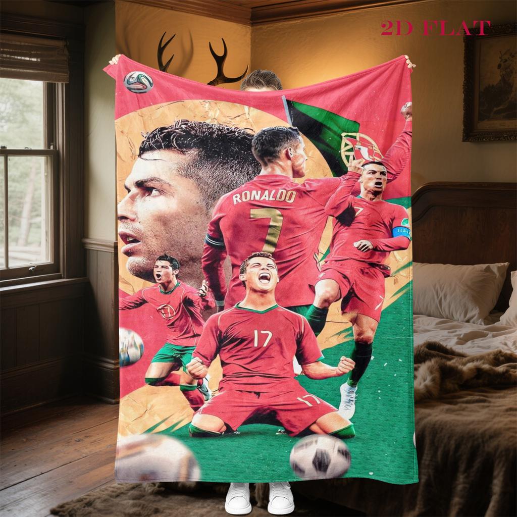 Ronaldo's Legacy: Number 7 blanket Home Decor Camping trip Nap Blanket sheet Office rest blanket