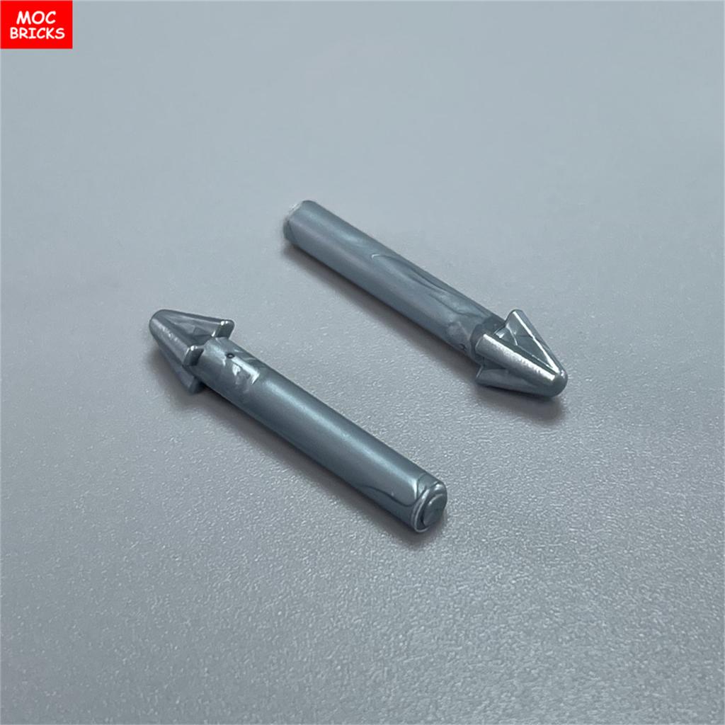 Non-Toxic Moc Bricks Fork Harpoon 4Cm Action Figure Ninja Arrows 18041 Diy Toys Educational Building Blocks Kids Gifts