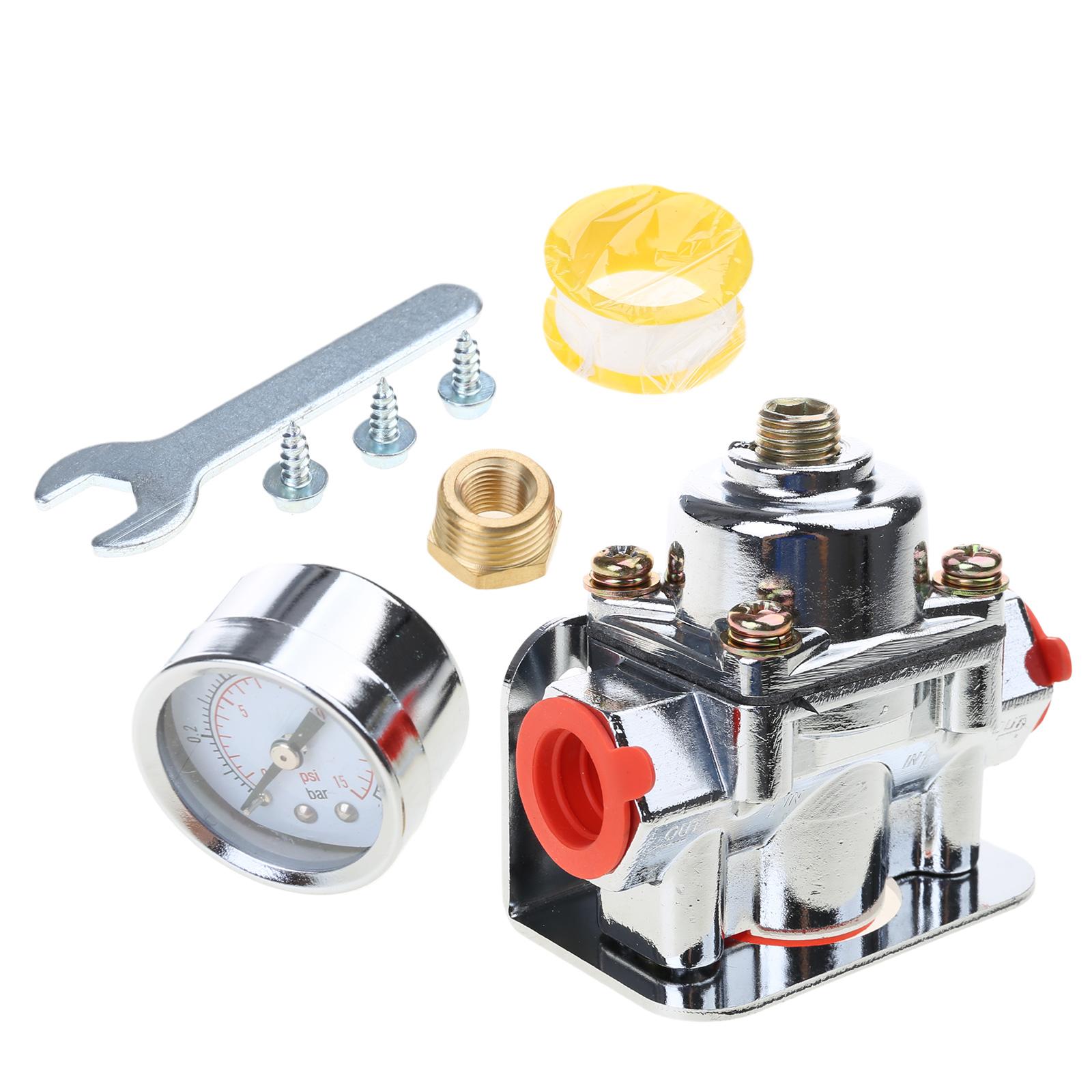 

Регулятор давления топлива 3/8 дюйма с манометром масла 1-4PSI 12-804 4.5-9PSI 12-803 для карбюратора Carb 803