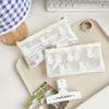 Kawaii Cute Miffy Rabbit Pen Case PVC Printed Stationery Bag Fashionable Student Transparent Pen Case Waterproof Storage Bag