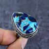 Natural Spiny Oyster Gemstone 925 Sterling Silver Jewelry Ring Size 9 ET-4808