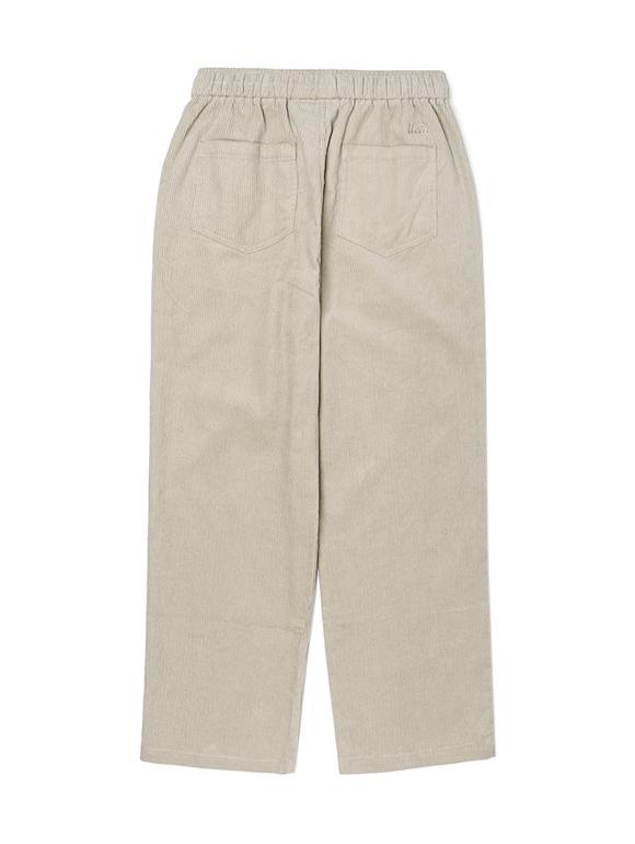 UCLA Unisex Corduroy Full Elastic Wide Pants [Beige](Uzalp82_25)