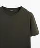 Masimodutti 100% Cotton T-Shirt Shoulder Detail