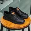 Little White Shoes Are Versatile and High-end Leather Breathable Men's Shoes Do Not Stink, the First Layer of Cowhide Soft Sole Casual Shoes for Men