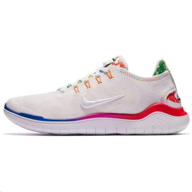 

Nike Free RN 2018 T-Shirt Women Sneakers White Black-Fuchsia-Blast-Dynamic AQ7509-100